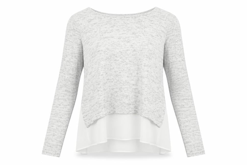 New Look Womens Grey   Basic T-Shirt Size 12