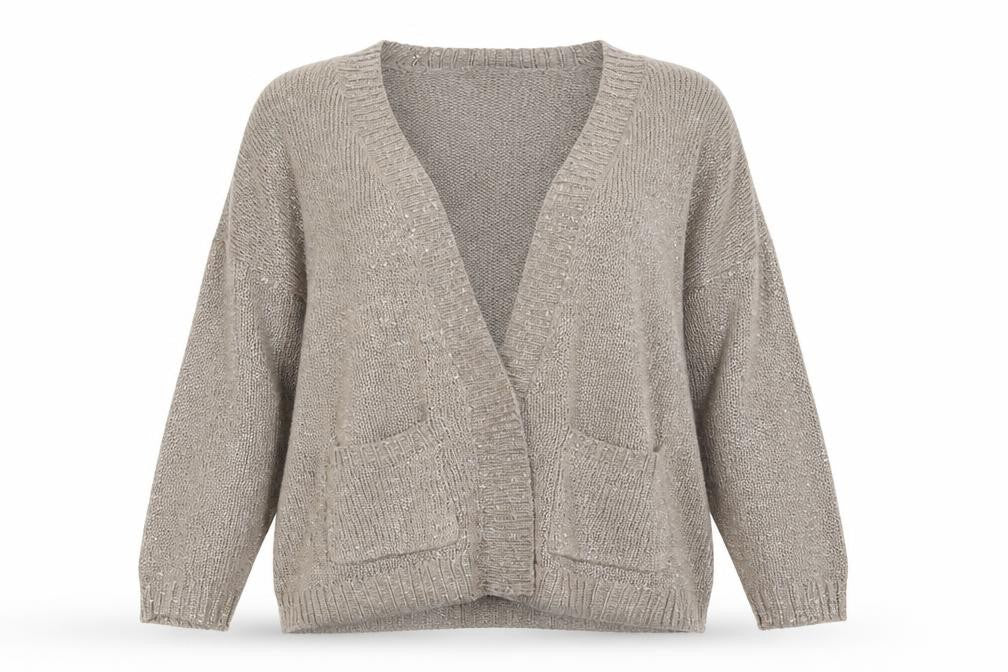Wallis Womens Brown  Knit Cardigan Jumper Size L