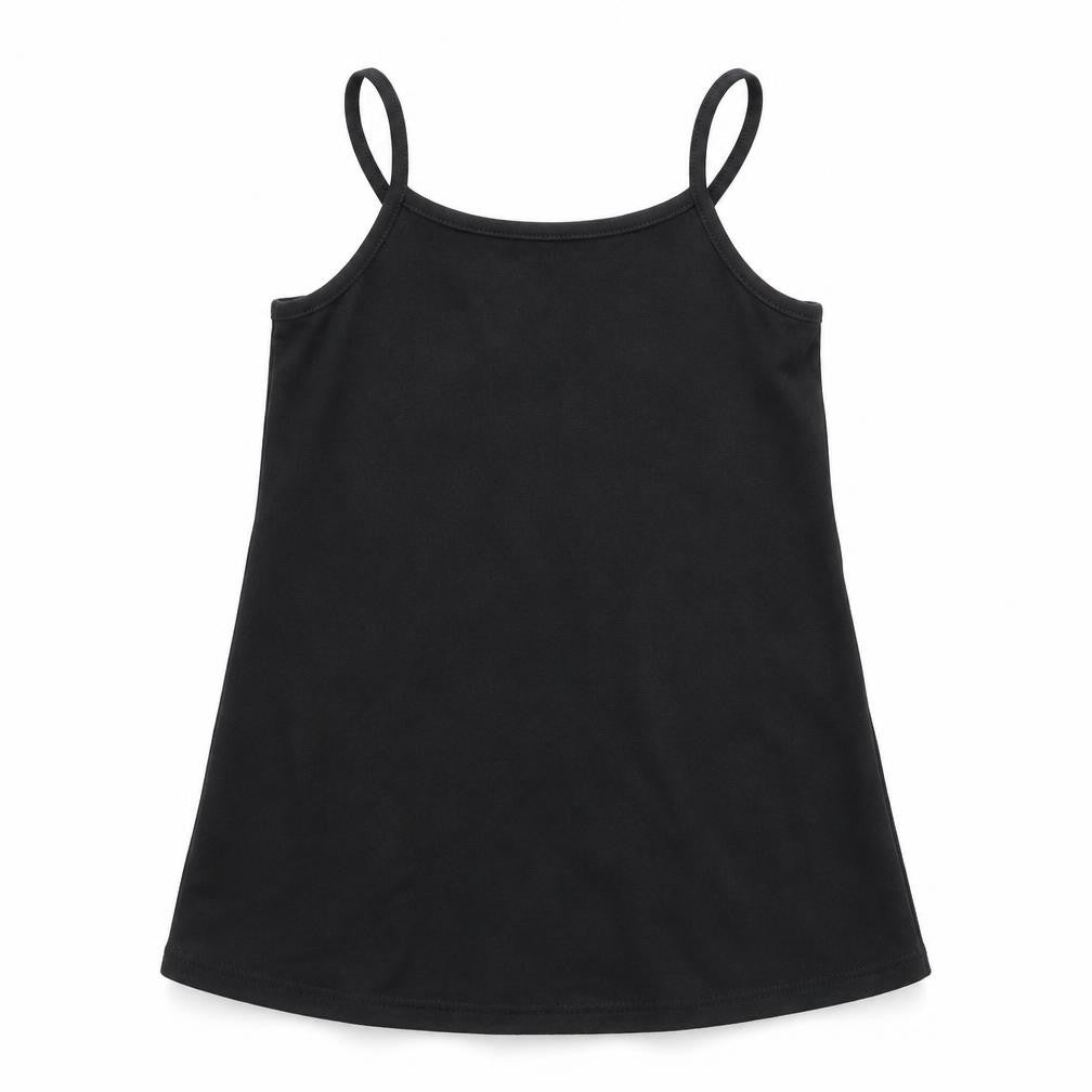 Front view of Next girls’ black basic t-shirt, size 3, years