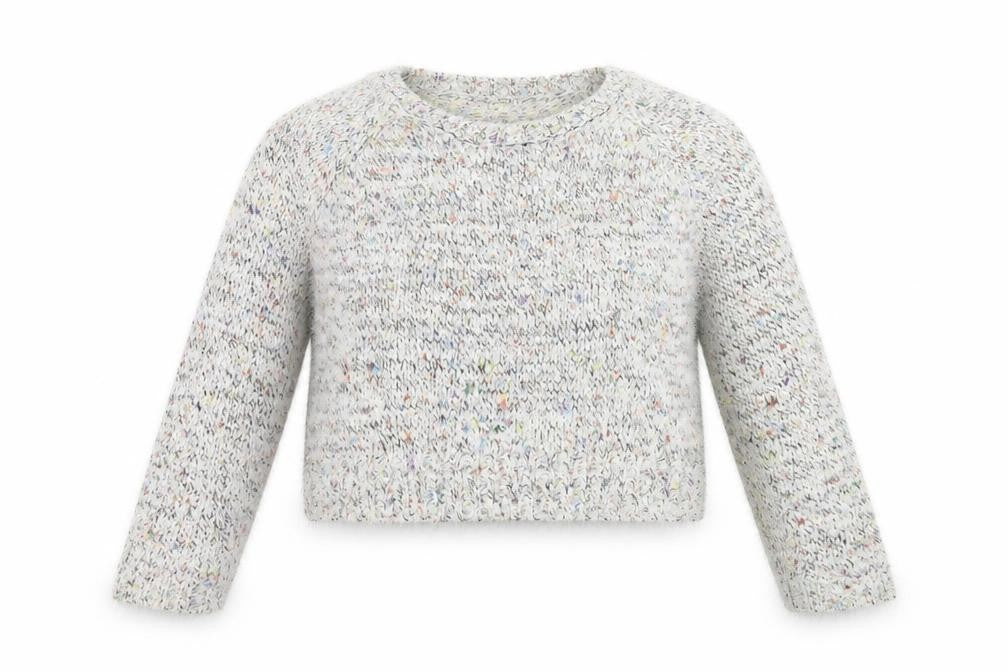 Front view of Select women’s grey knit jumper, size UK 14