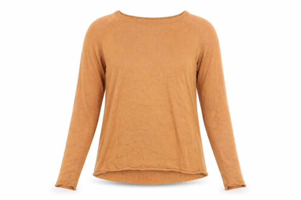 Front view of H&M women’s brown jumper, size XS