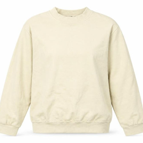 Boohoo Womens Beige   Pullover Sweatshirt Size S