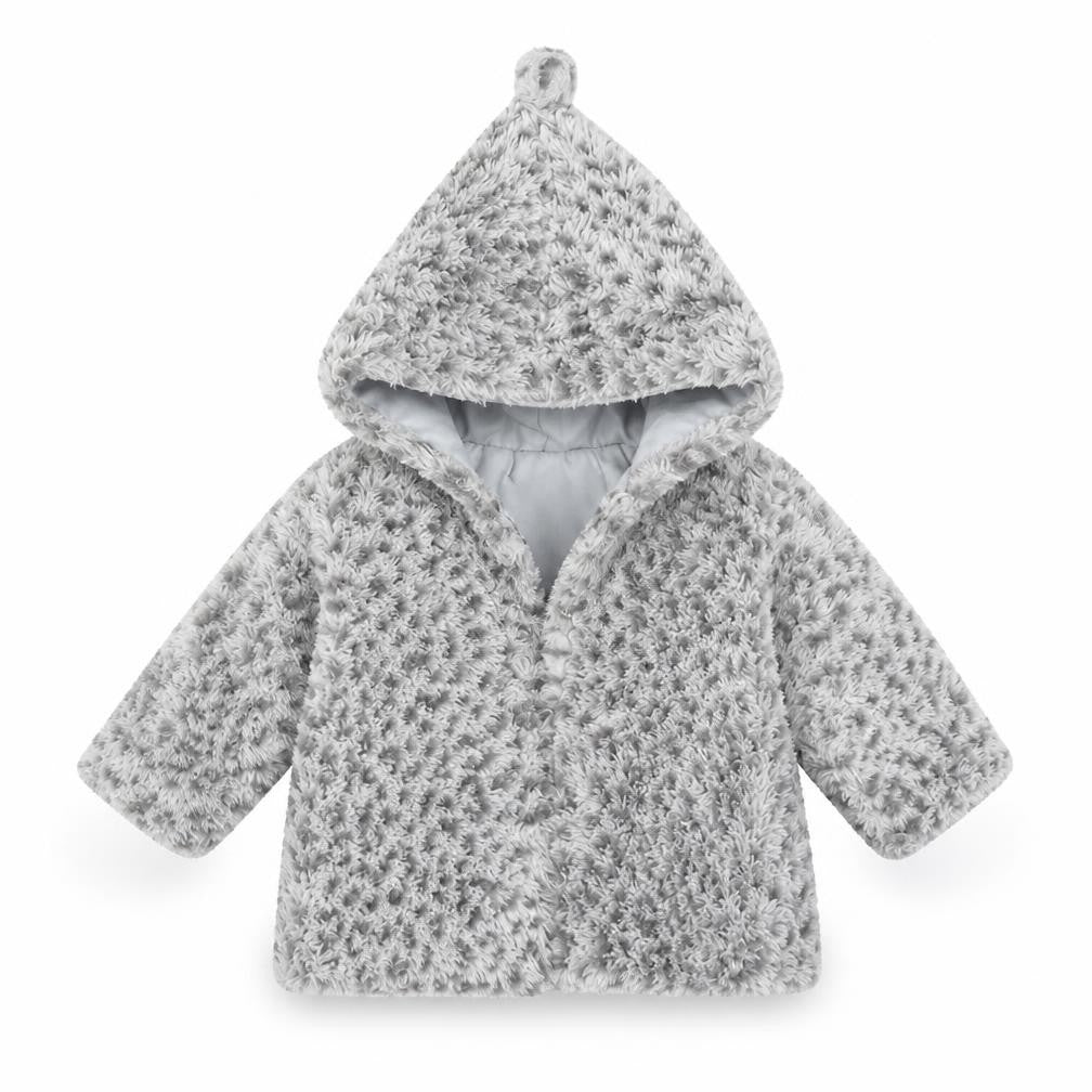 Front view of Primark Baby Grey Jacket, size 6-9, Months