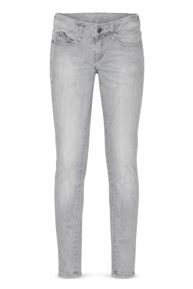 Mango Womens Green Denim Skinny Jeans Size 4 L29 in