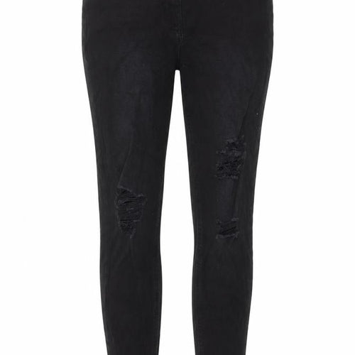 Studio Denim Womens Black  Denim Skinny Jeans Size 12 L28 in