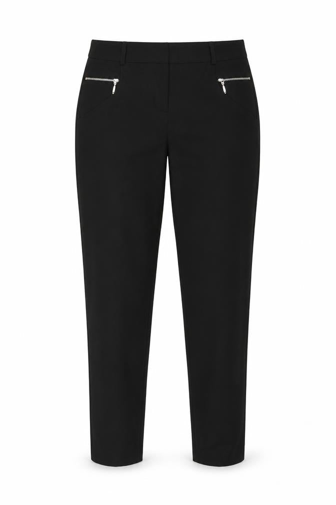 Front view of Select women’s black trousers, size UK 6, 29-inch leg