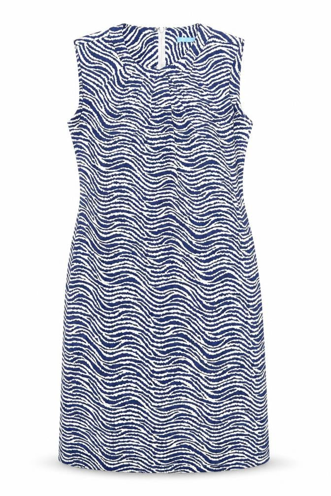 J. McLaughlin Womens Blue Striped  Sheath  Size S