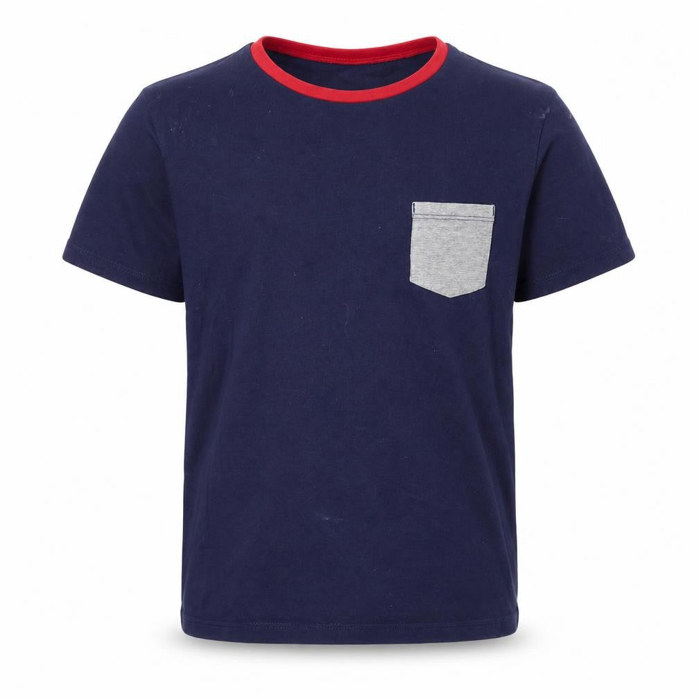 Front view of George girls’ blue basic polo, size 11-12, years