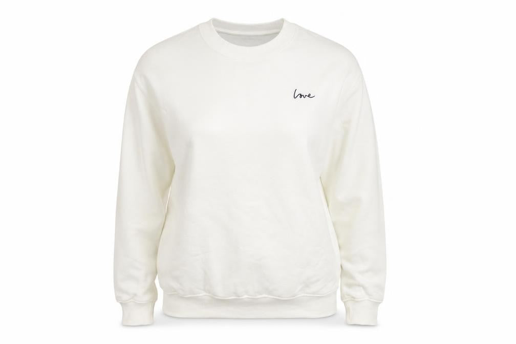 Divided Womens White   Pullover Jumper Size L