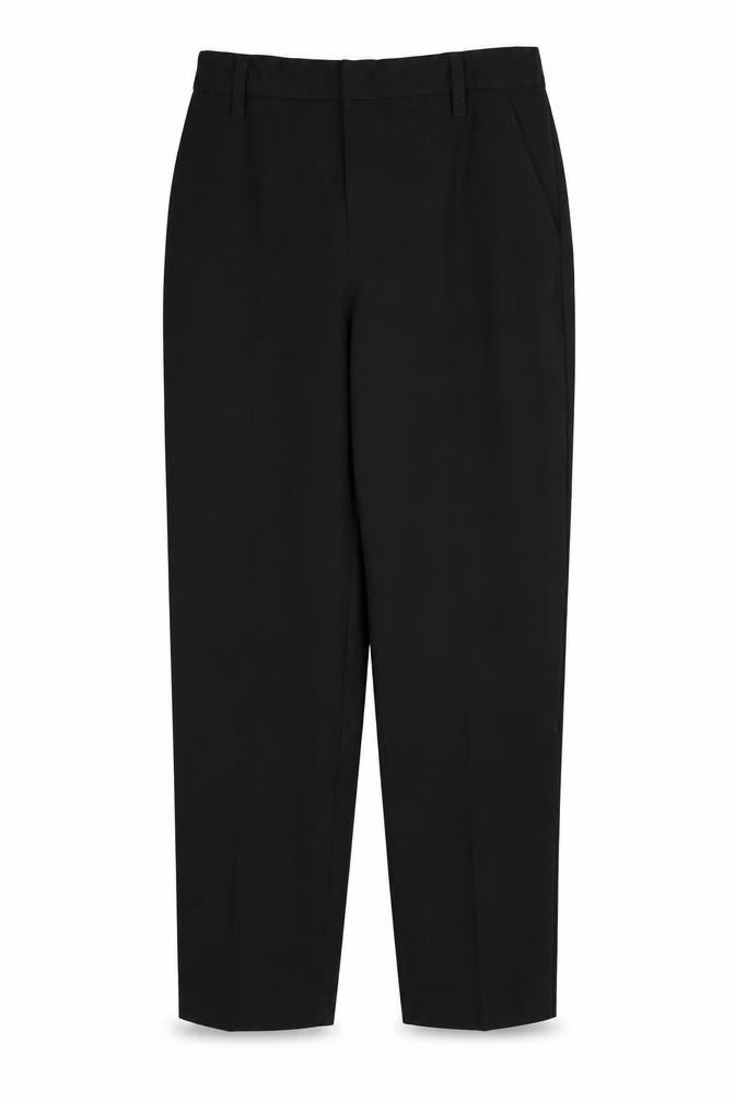 Front view of Tu girls’ black chino trousers, size 9, years