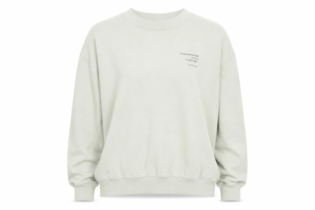 Front view of H&M women’s green jumper, size S