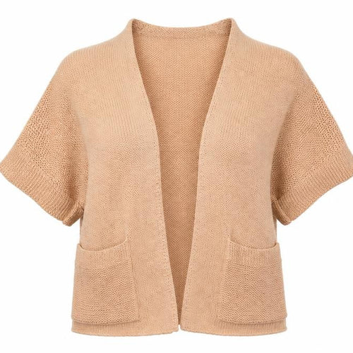Topshop Womens Orange  Knit Cardigan Jumper Size 12