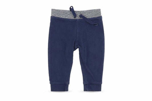 Front view of F&F Baby Blue sweatpants, size 3-6, Months