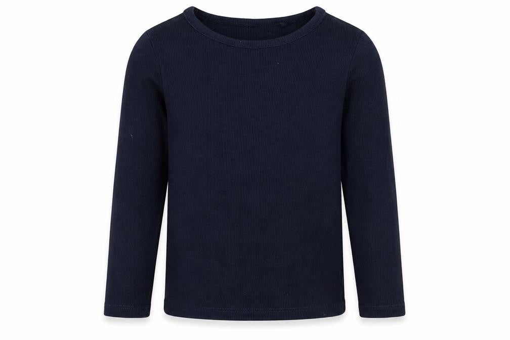 Front view of Next girls’ blue basic t-shirt, size 3, years
