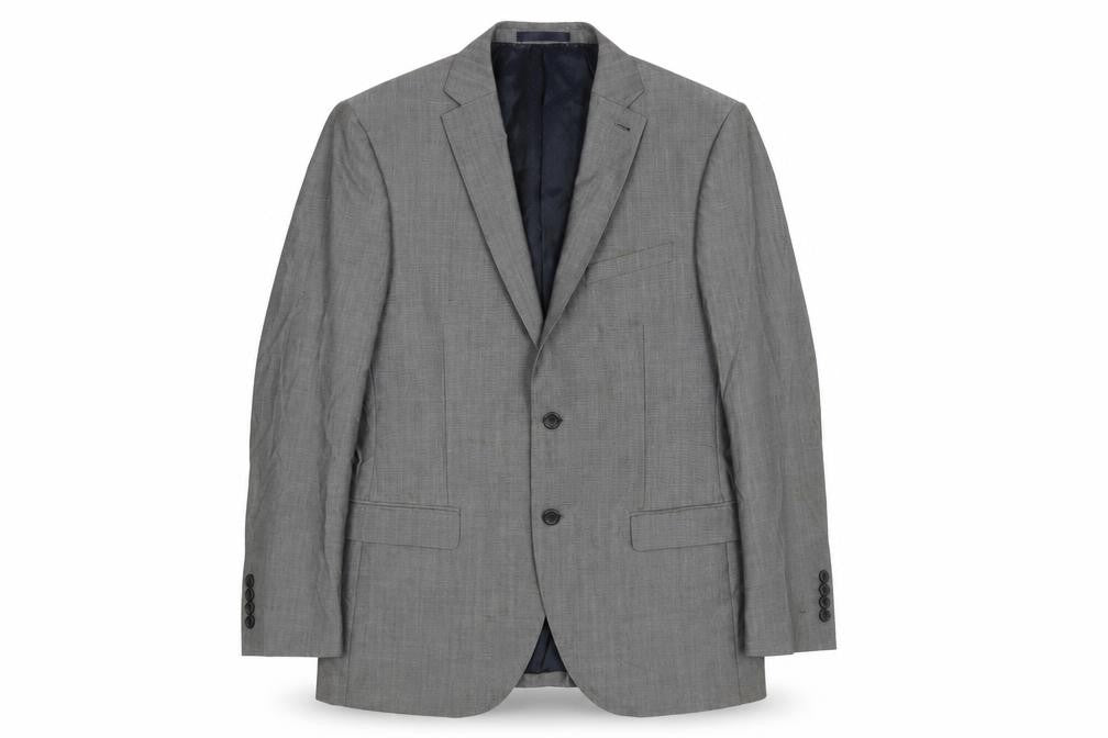 Front view of Next men’s grey jacket suit jacket, size 40