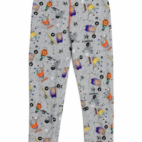 M&S Girls Grey    Pyjama Pants Size 7-8 Years  - Circus Animals
