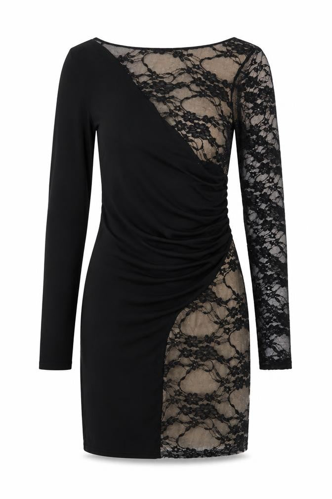 One Love Womens Black Floral  Bodycon  Size S