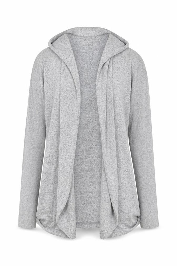 Front view of Gap women’s grey shrug jumper, size S