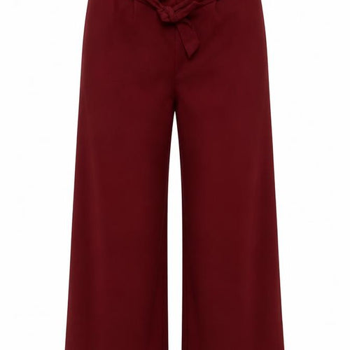 Femme Luxe Womens Red   Trousers  Size 37 in L29 in