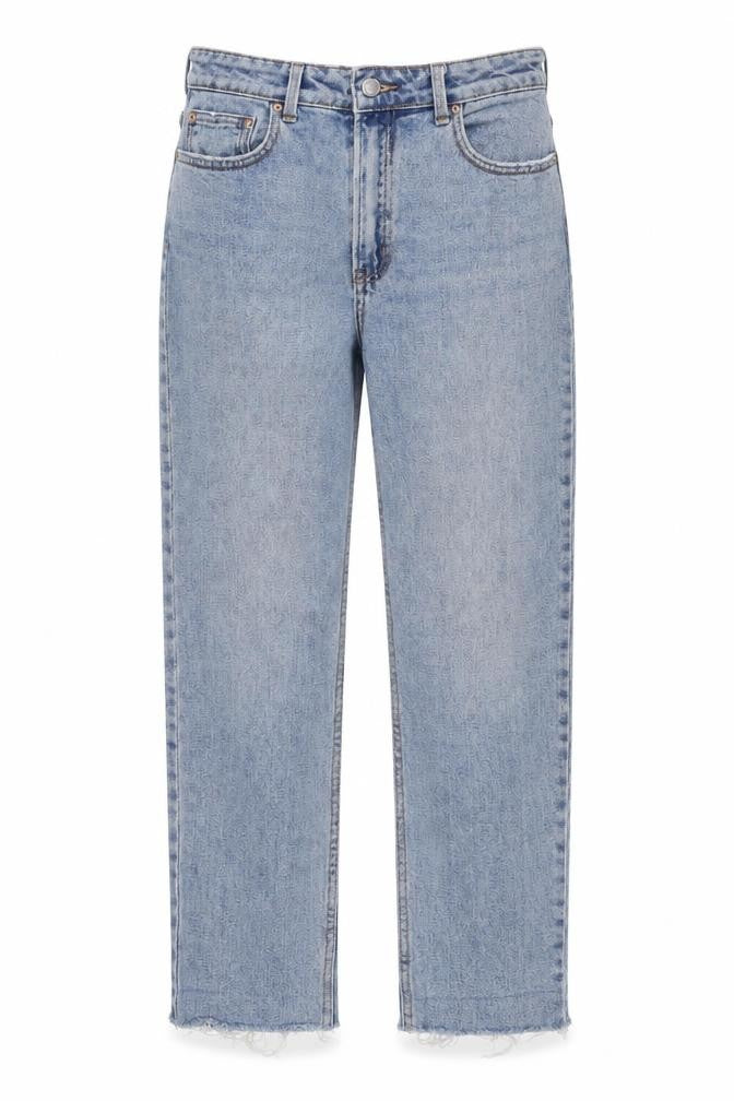 Denim Co. Womens Blue   Straight Jeans Size 10 L26 in