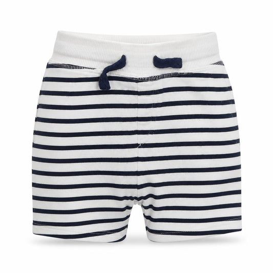 Front view of Next girls’ multicoloured striped sweatpants, size 18-24, months