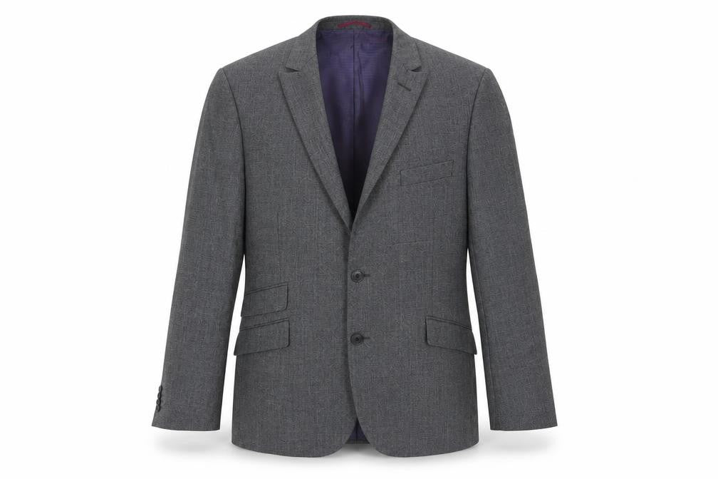 Front view of Taylor & Wright men’s grey jacket suit jacket, size 42