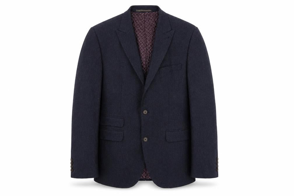 Front view of Next men’s multicoloured jacket suit jacket, size 40