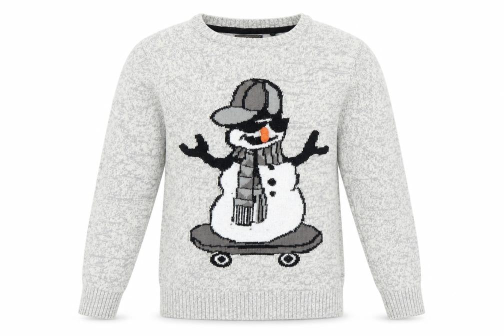 Front view of Next girls’ grey jumper, size 11, years