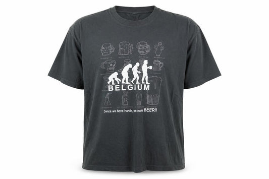 Front view of BC Collection men’s grey t-shirt, size S