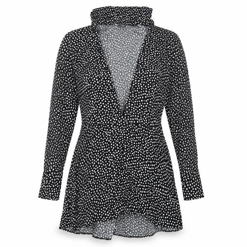 Primark Womens Black Polka Dot  T-Shirt Dress  Size 8