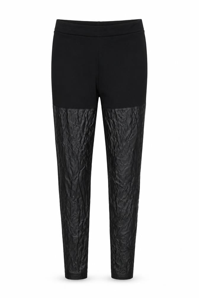 Front view of H&M women’s beige jegging trousers, size S, 26-inch leg