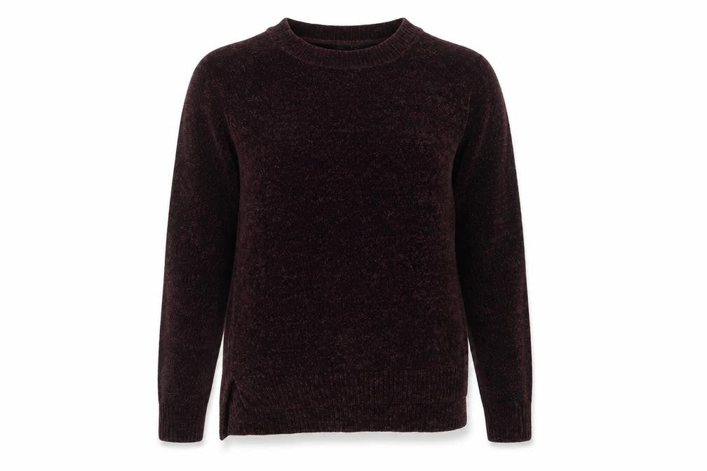 Front view of F&F women’s purple jumper, size UK 6