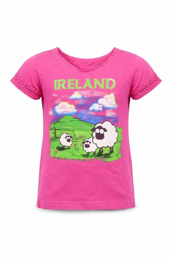 Traditional Craft Girls Pink   Basic T-Shirt Size 5-6 Years