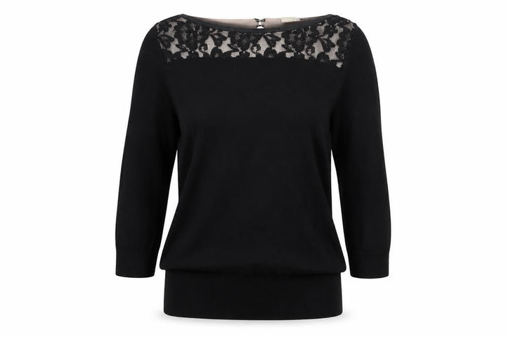 Oasis Womens Black Basic T-Shirt Size S