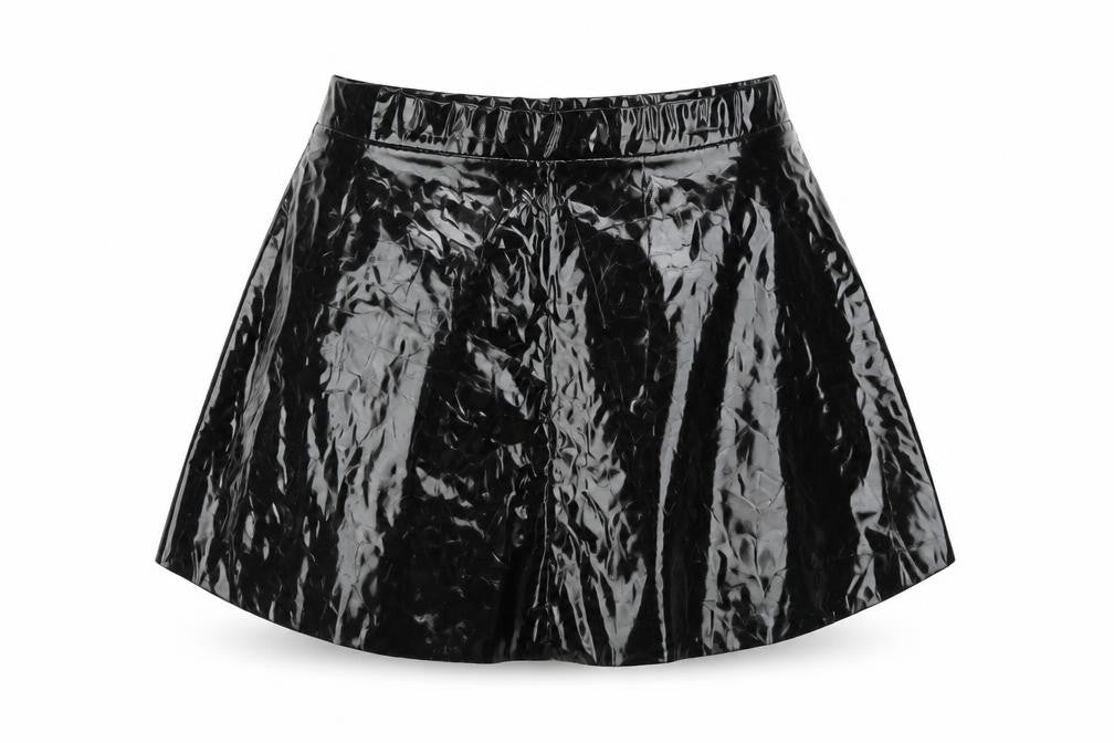 Hearts & Bows Womens Black   Flare Skirt Size 10
