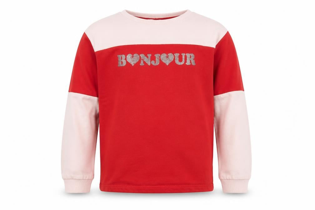 Front view of Primark girls’ multicoloured jumper, size 7-8, years