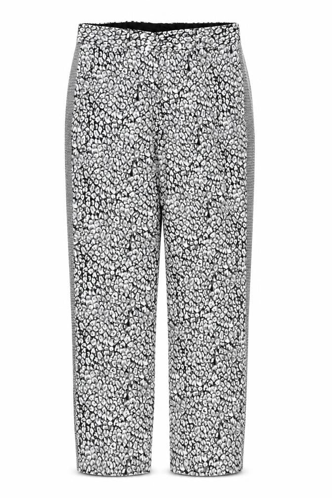 Preworn Womens Grey Geometric  Trousers  Size 30 in L29 in