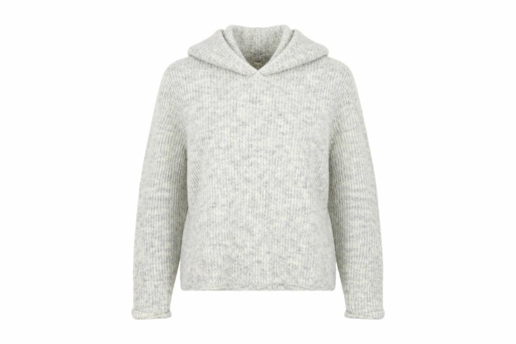 Front view of New Look women’s grey jumper, size S