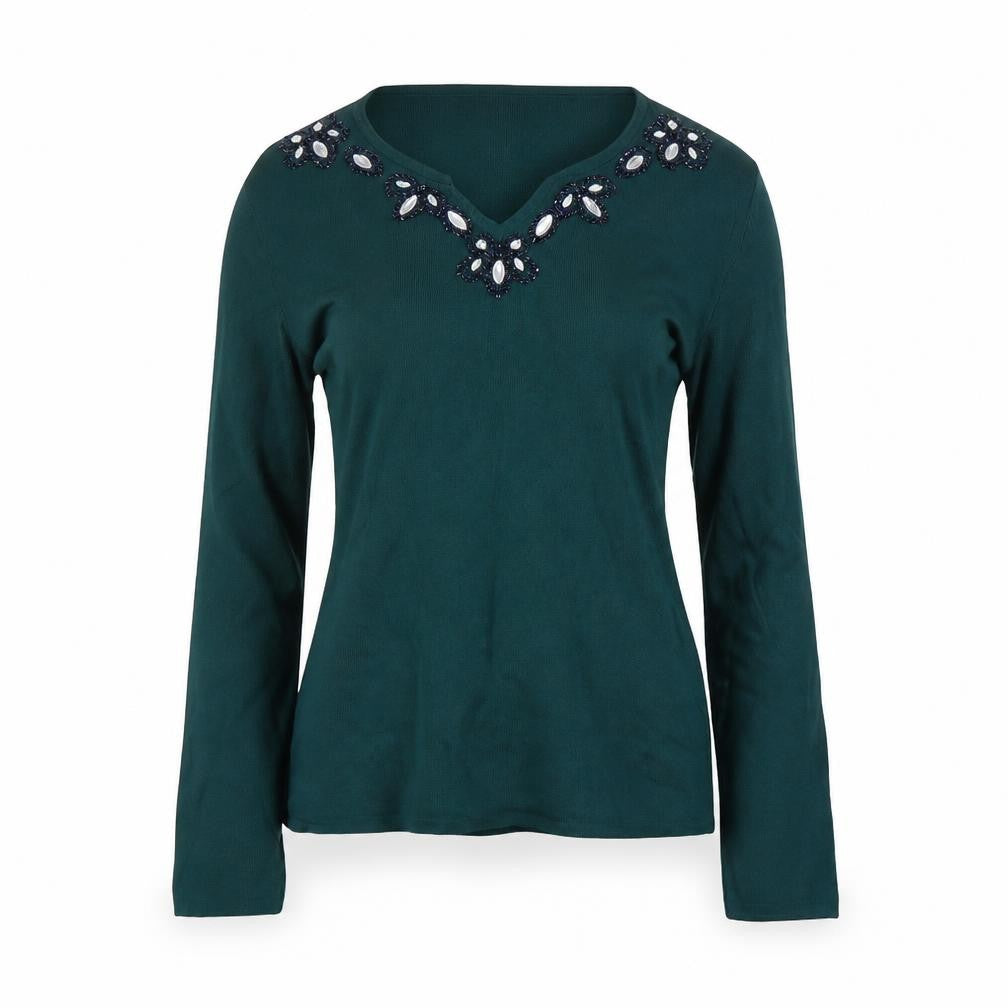 Roman Womens Green   Pullover Jumper Size S