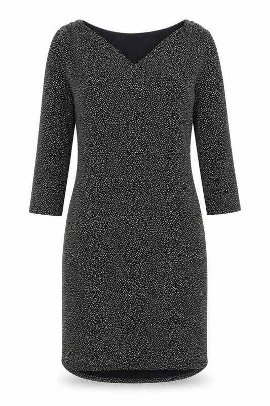 Front view of Wallis women’s black bodycon, size UK 12