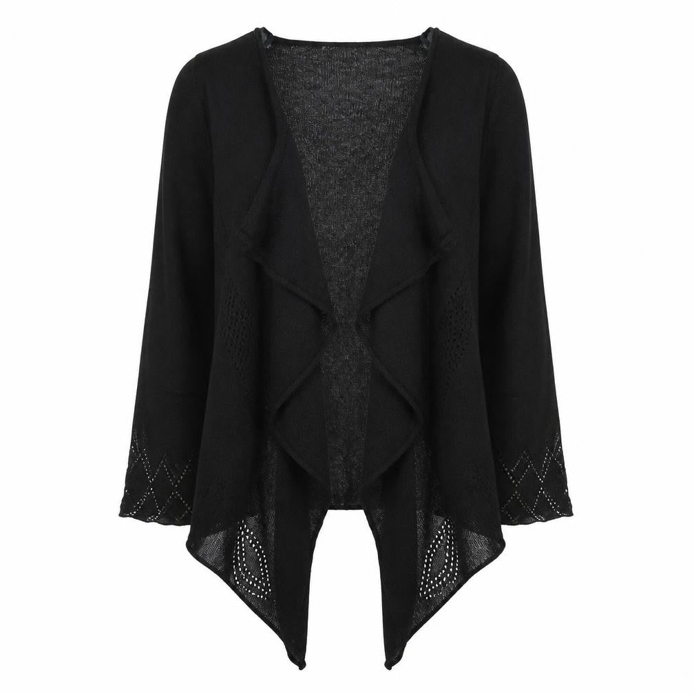 Front view of George women’s black wrap jumper, size M