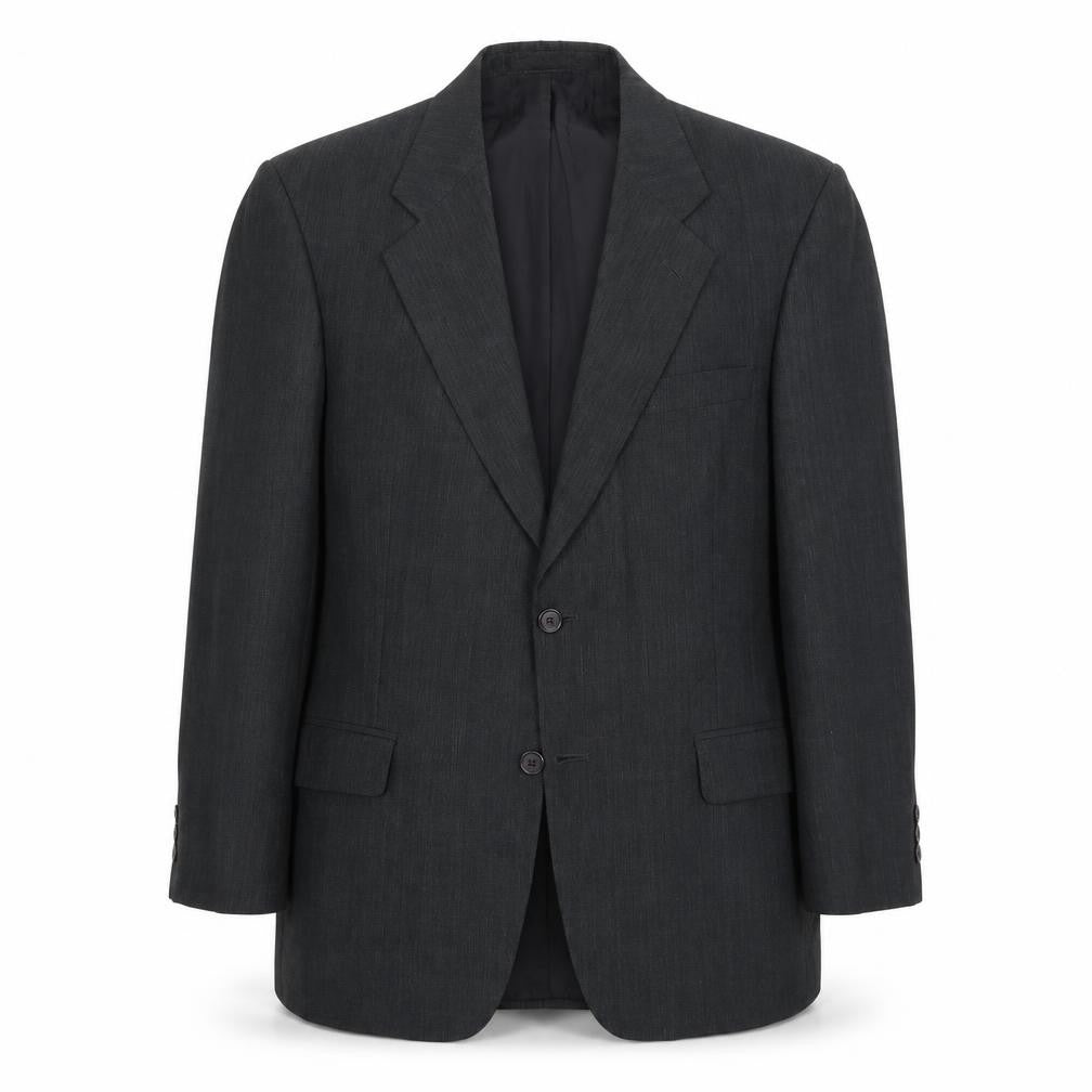 Front view of Marks & Spencer men’s grey jacket blazer, size L