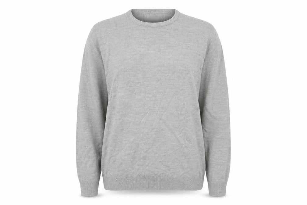 Front view of Pep&Co women’s grey jumper, size XL