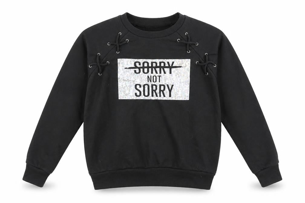 Front view of Primark girls’ grey jumper, size 10-11, years