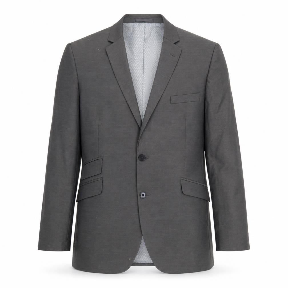 Front view of F&F men’s grey jacket blazer, size 44