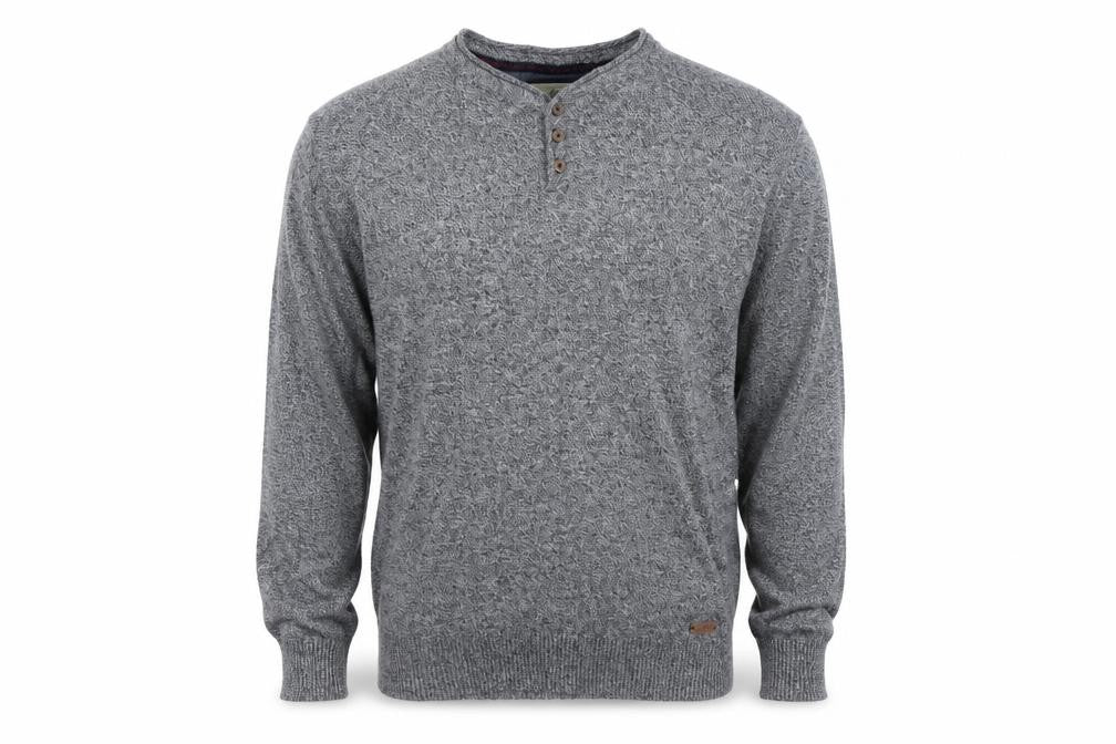 Brave Soul Mens Grey  Knit Pullover Jumper Size XL