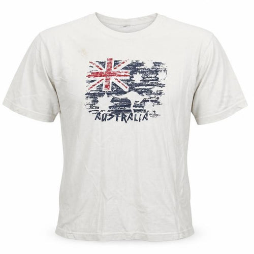 Joey Roo Mens White    T-Shirt Size M