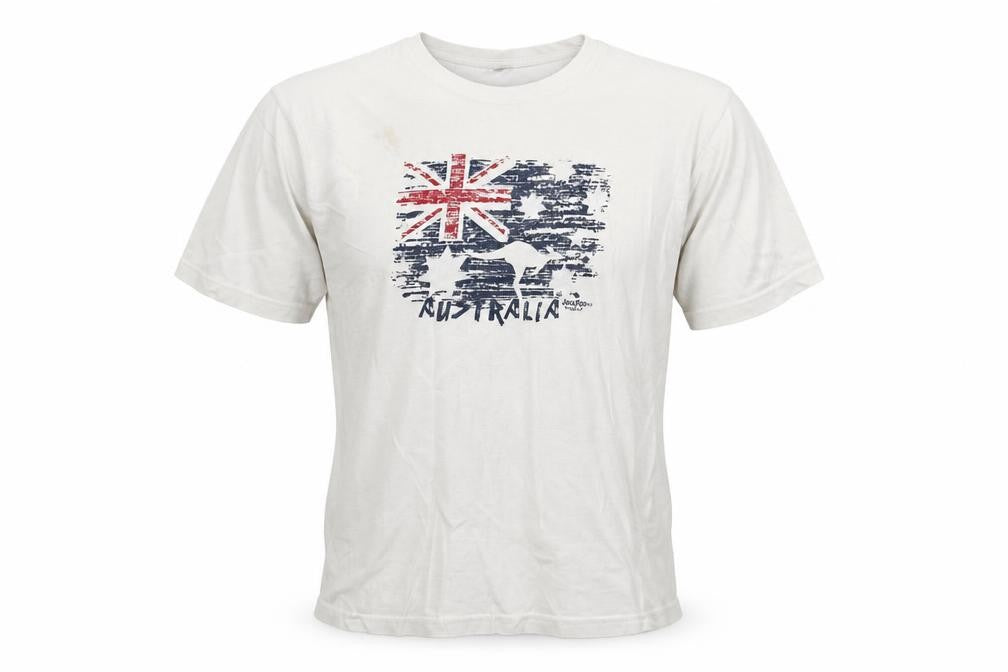 Joey Roo Mens White    T-Shirt Size M