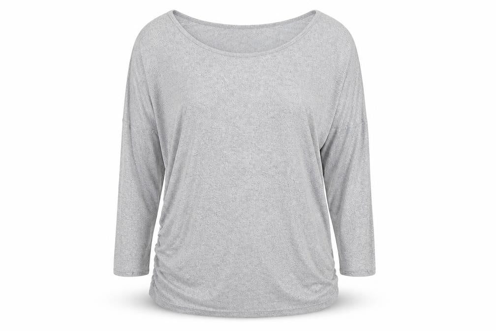 Front view of Apricot women’s grey jumper, size UK 14