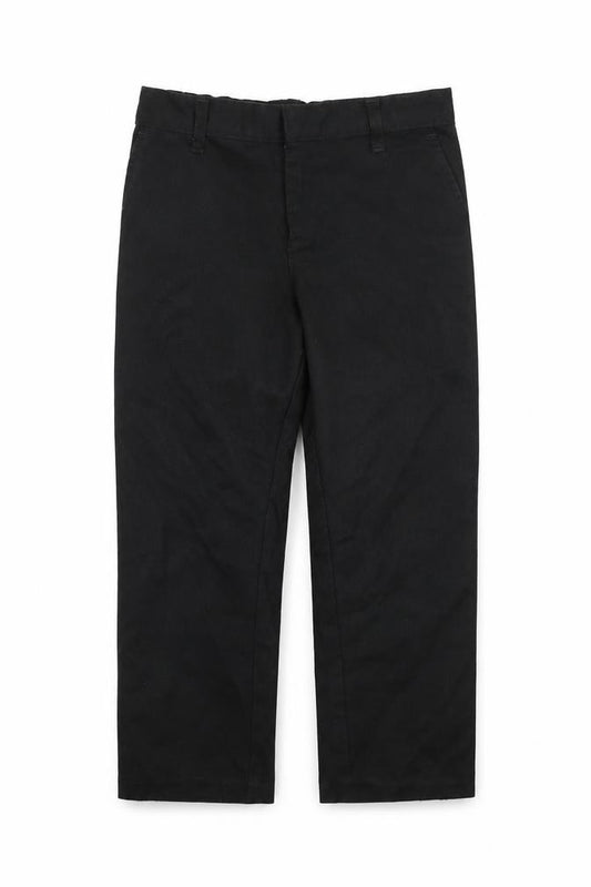 Front view of George girls’ black capri trousers, size 3-4, years
